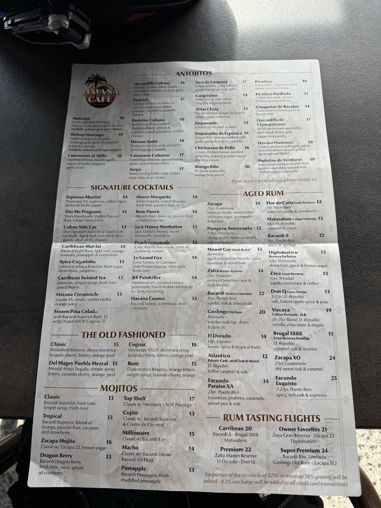 Havana Cafe Takeout Camarones Al Ajillo