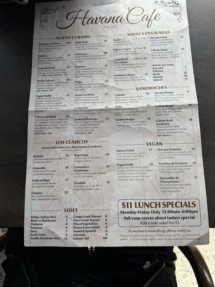 Havana Cafe Takeout Quesadilla Cubana